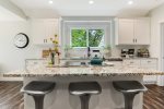 Kitchen island seating for three